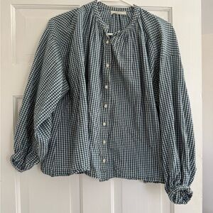 Jane Blouse Josephine Plaid